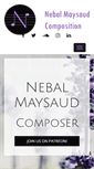 Mobile Screenshot of nebalmaysaud.com